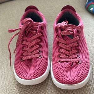 Pink Knit Sneakers